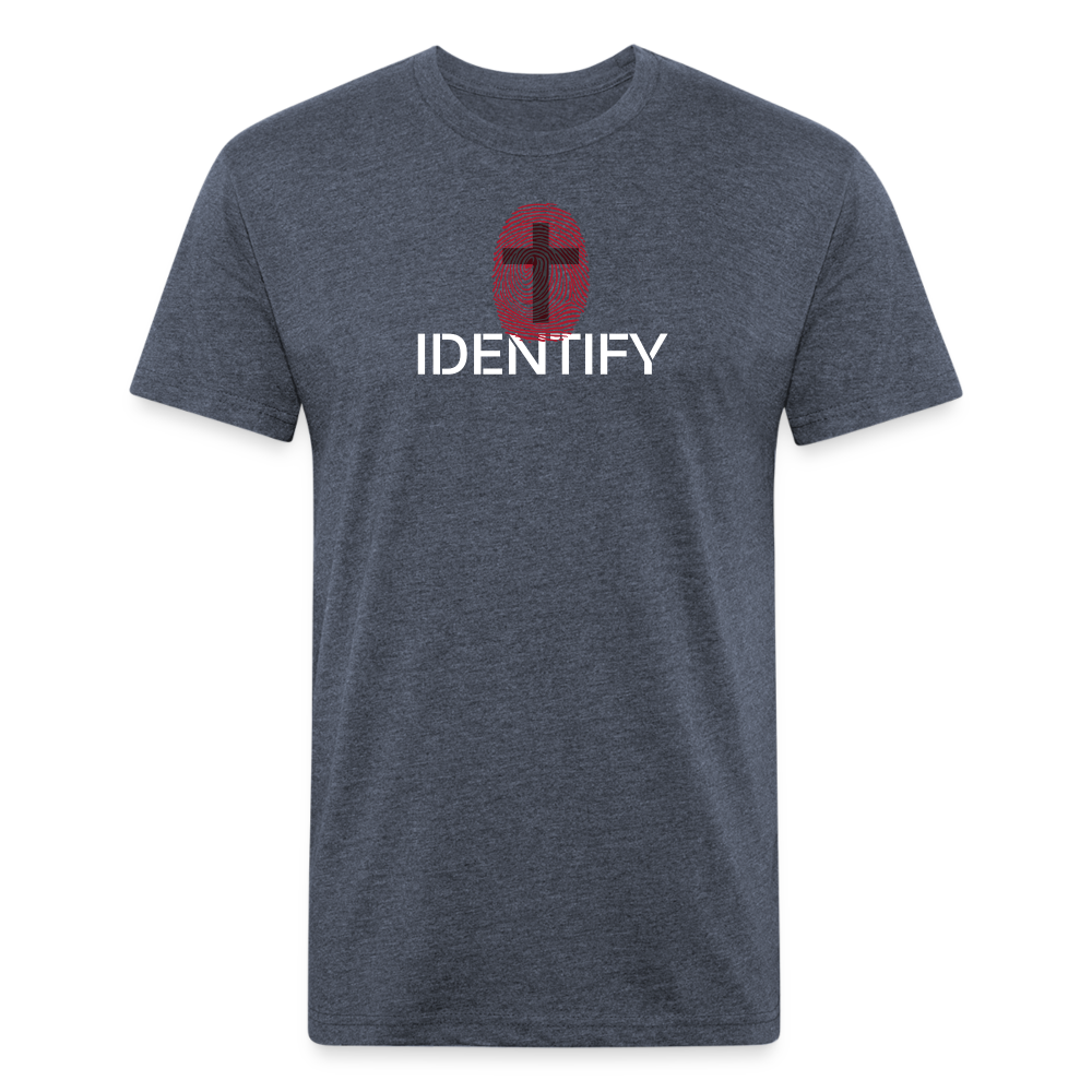 IDENTIFY - Men's Fitted T-Shirt by Next Level - heather navy