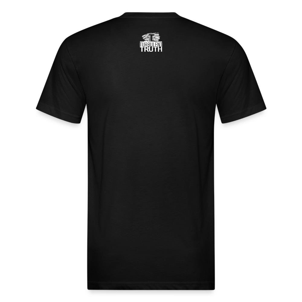 No Rudder Zone - Fitted Cotton/Poly T-Shirt | Next Level 6210 - black