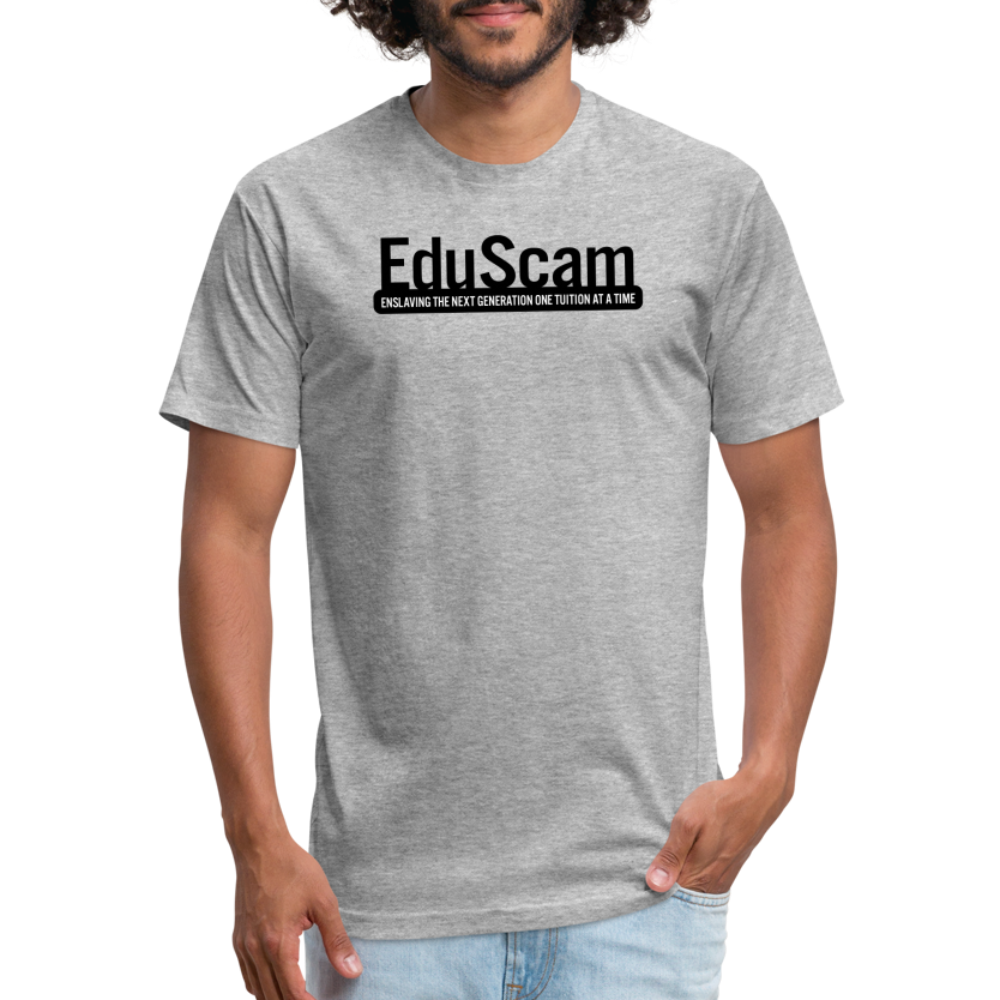 EduScam WhBG - Cotton/Poly T-Shirt by Next Level - heather gray