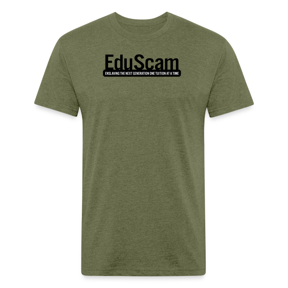 EduScam WhBG - Cotton/Poly T-Shirt by Next Level - heather military green