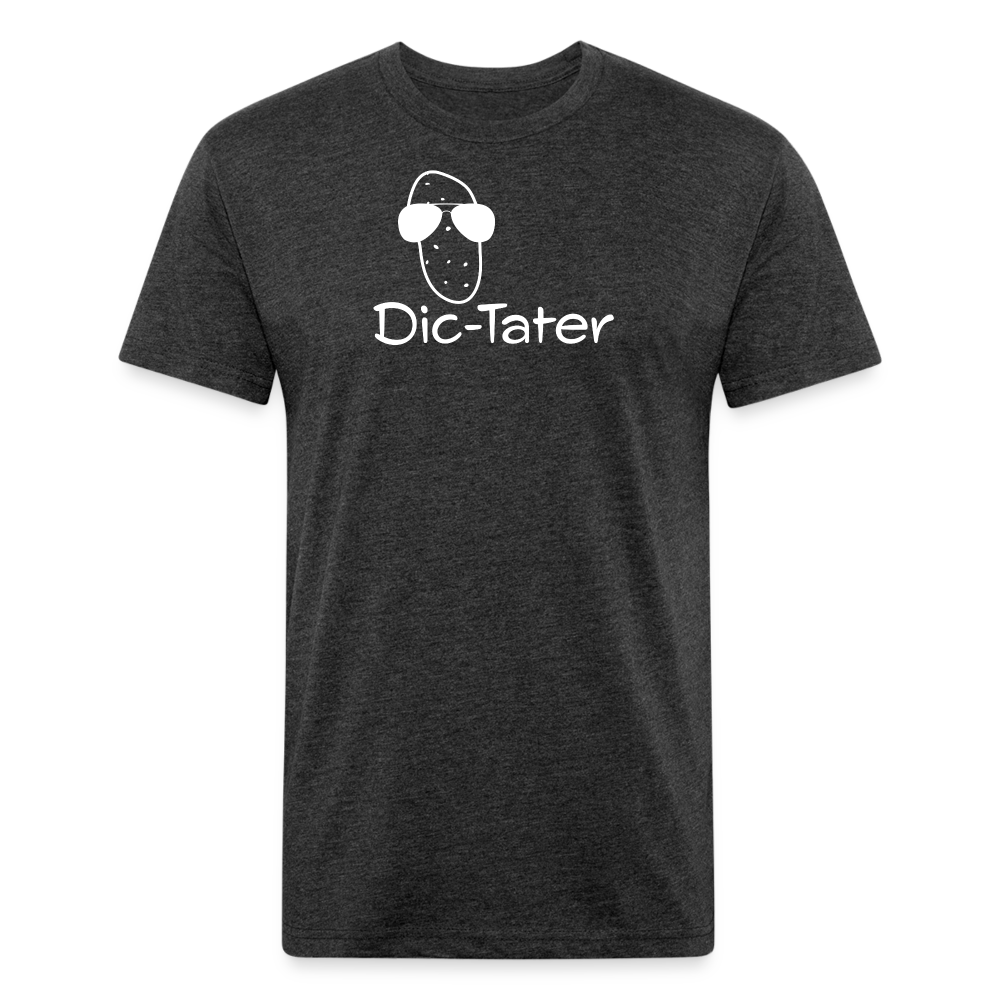 Dic-Tater BlkBG - T-Shirt by Next Level - heather black