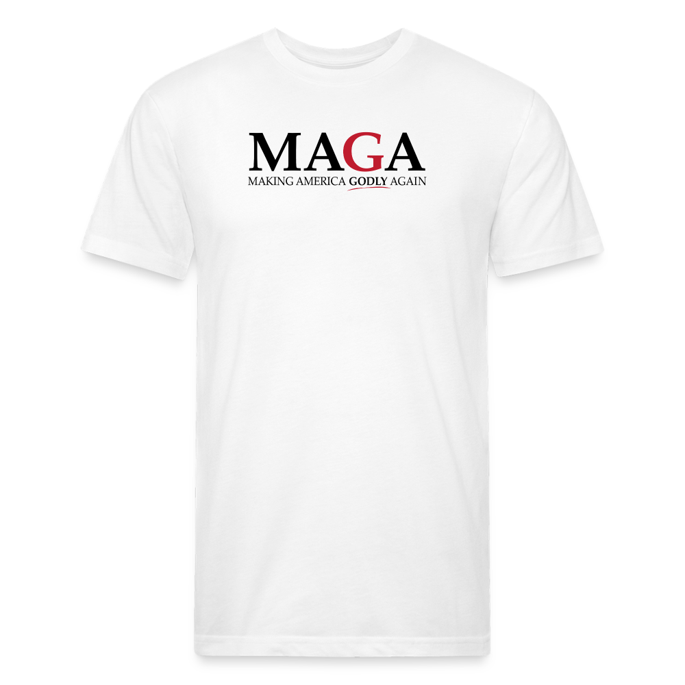 MAGA WhBG - Cotton/Poly T-Shirt by Next Level - white