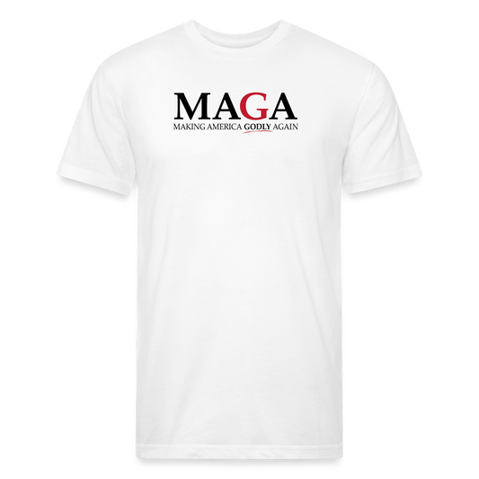 MAGA WhBG - Cotton/Poly T-Shirt by Next Level - white