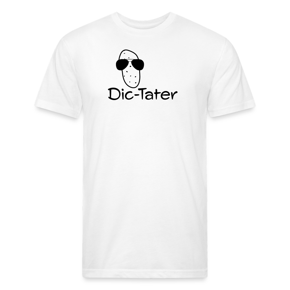 Dic-Tater WhBG - Cotton/Poly T-Shirt by Next Level - white