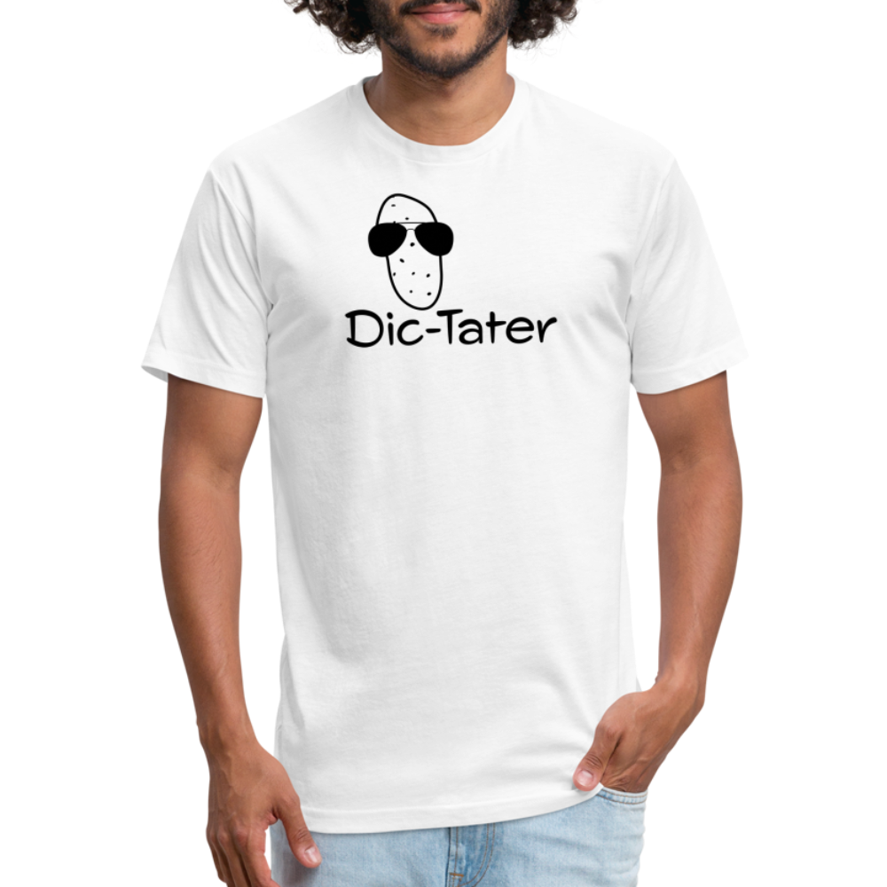 Dic-Tater WhBG - Cotton/Poly T-Shirt by Next Level - white