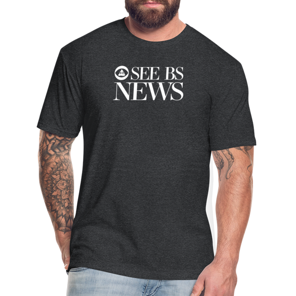 SEE BS DC - T-Shirt by Next Level - heather black