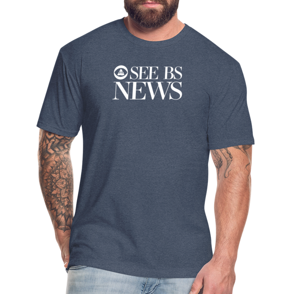 SEE BS DC - T-Shirt by Next Level - heather navy