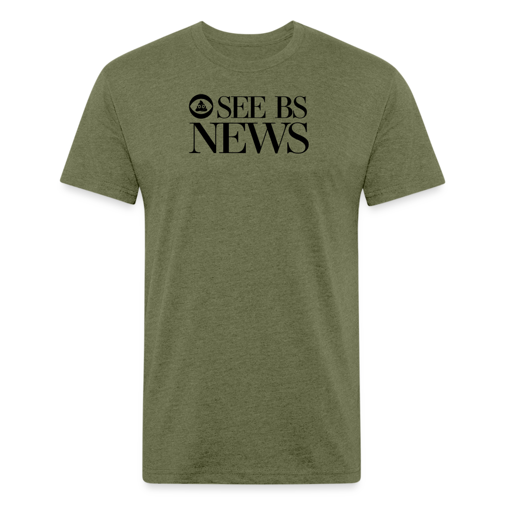 SEE BS LC - Fitted Cotton/Poly T-Shirt by Next Level - heather military green