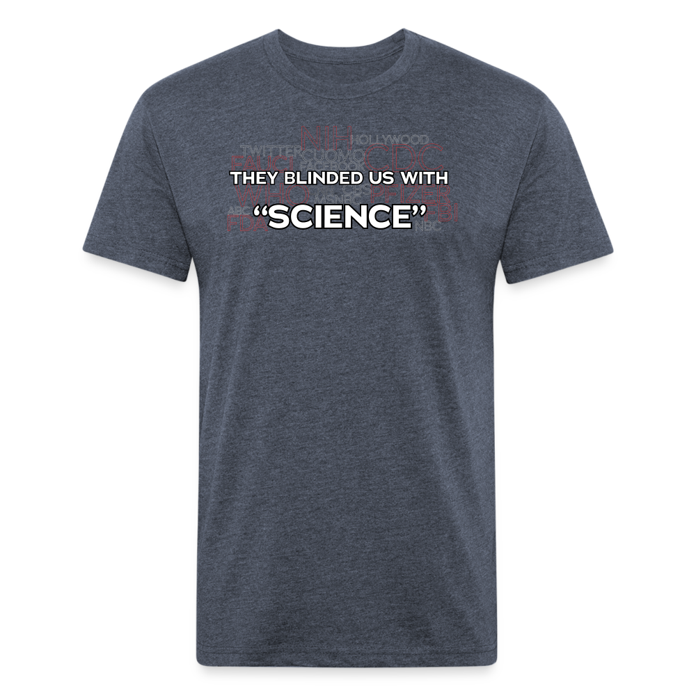 Blinded With Science - T-Shirt by Next Level - heather navy