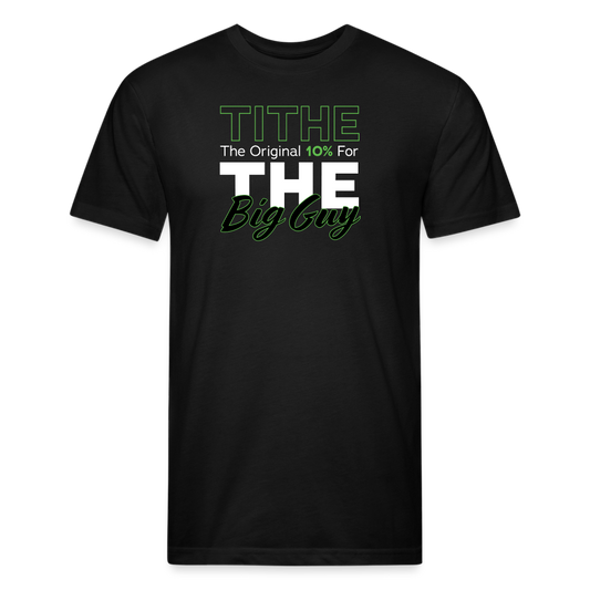 Tithe for Big Guy - T-Shirt by Next Level - black